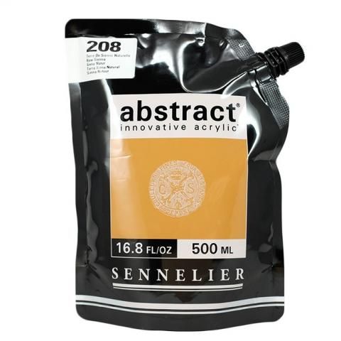 Abstract - Sennelier 500 ml, 208 Raw sienna
