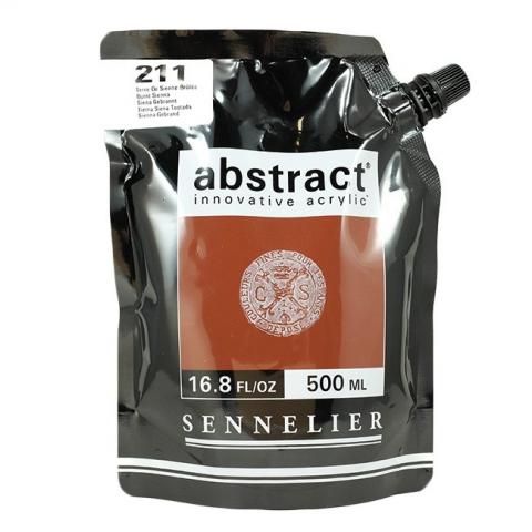 Abstract - Sennelier 500 ml, 211 Burnt Sienna
