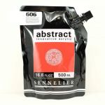 Abstract - Sennelier 500 ml, 606 Cadmium red deep hue 