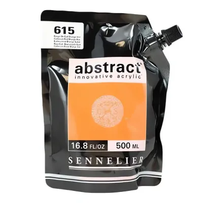 Abstract - Sennelier 500 ml, 615 Cadmium red orange hue