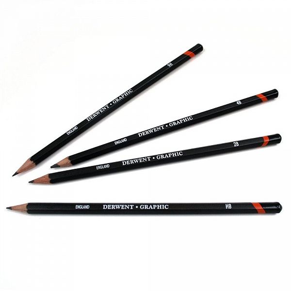 Graphic - grafitová tužka (Derwent) - jednotlivě