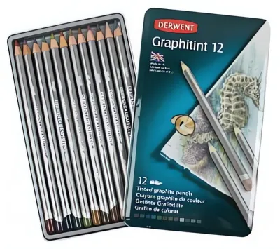 Graphitint - Sada barevných grafitových tužek, 12 ks 