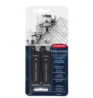 Náhradní náplně k mech. tužce Derwent 0,5, 0.5 mm 