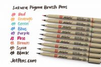 Pigma Brush - štětečkový hrot, různé barvy