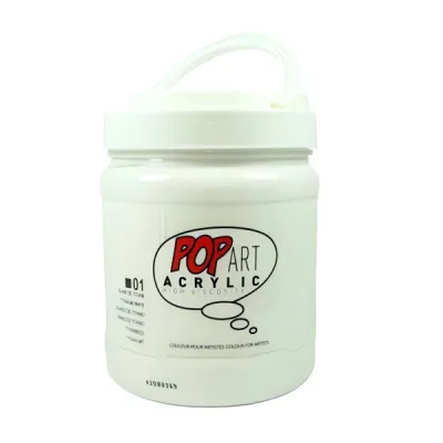 POP Art 700 ml - 01 Titanium white 