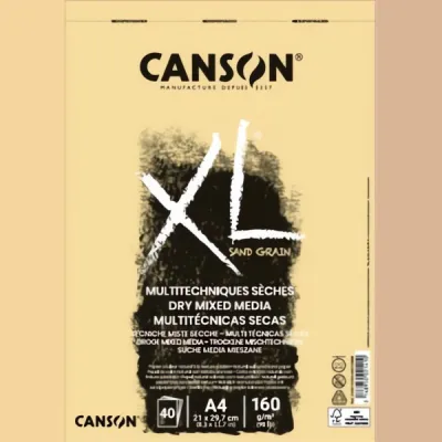 XL Dry Mix-Media skicák krouž.vazba 160g - A3 40 listů přírodní odstín
