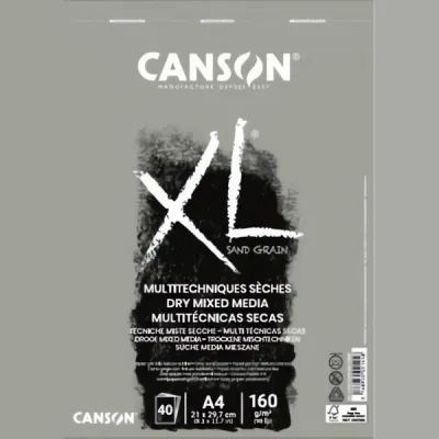 XL Dry Mix-Media skicák krouž.vazba 160g - A3 40 listů šedý odstín