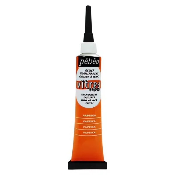 Kontura na sklo VITREA 160 č.61 (Pébéo) - 20ml oranžová paprika Pebeo