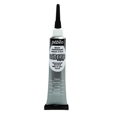 Kontura na sklo VITREA 160 č.69 (Pébéo) - 20ml   stříbrná