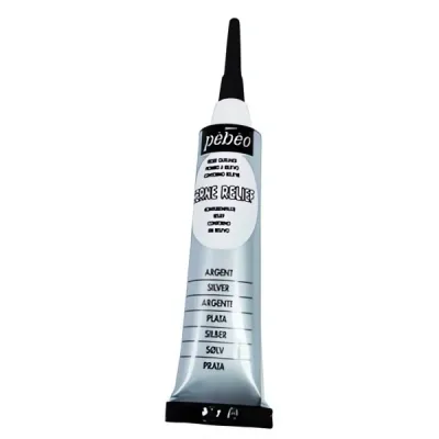 Kontura CERNE RELIEF č.774 (Pébéo) - 20ml stříbrná Pebeo Kontura CERNE RELIEF č.774 (Pébéo) - 20ml stříbrná Pebeo
