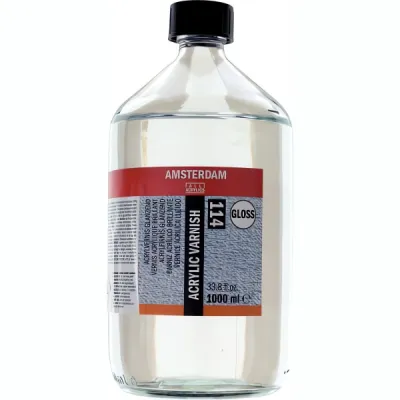 Lesklý akrylový lak (Amsterdam) - 1000ml