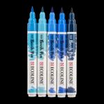 RT Ecoline Brush Pen X5 Blue