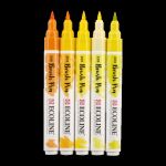 RT Ecoline Brush Pen X5 Yellow