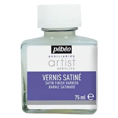 Saténový lak vodou ředit. pro akryl. barvy 75 ml