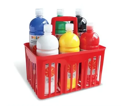 Temperové barvy MAGIC, 6 x 1000 ml, mix barev, PP přenoska