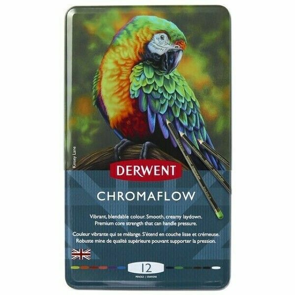 Pastelky Chromaflow (Derwent) - 12ks