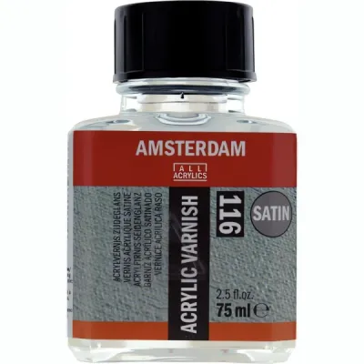 Lak saténový pro akrylové bavy Amsterdam - 75ml 