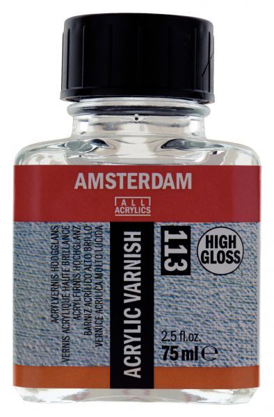 Lak vysoce lesklý pro akryl. barvy 75ml Amsterdam