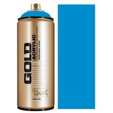Montana GOLD 400 ml - Fluorescent Modrá