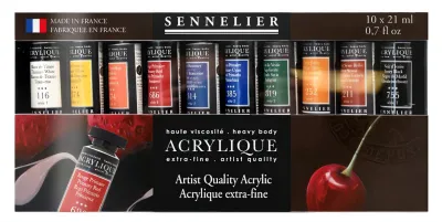 S Artist Quality Acrylic Set 10x21ml