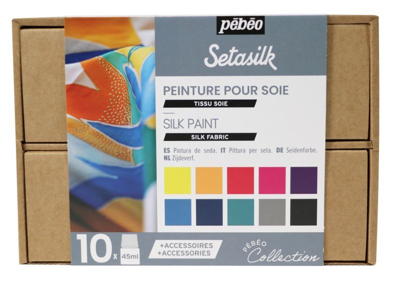 Sada barev na hedvábí - Setasilk (Pebeo) - 12x20ml