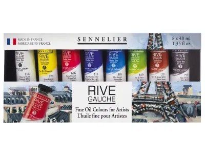 Sada olejových barev Rive Gauche - 8 x 40 ml