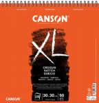 Umělecký skicovací blok Canson XL - 30x30cm (120 listů, 90g) v kroužkové vazbě