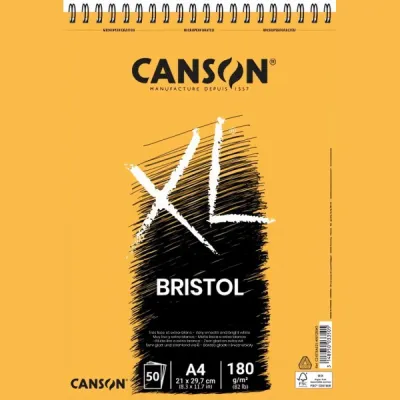 XL Bristol skicák kroužková vazba A4 50l VS 180g | XL Bristol skicák kroužková vazba - A4 , XL Bristol skicák kroužková vazba - A3 